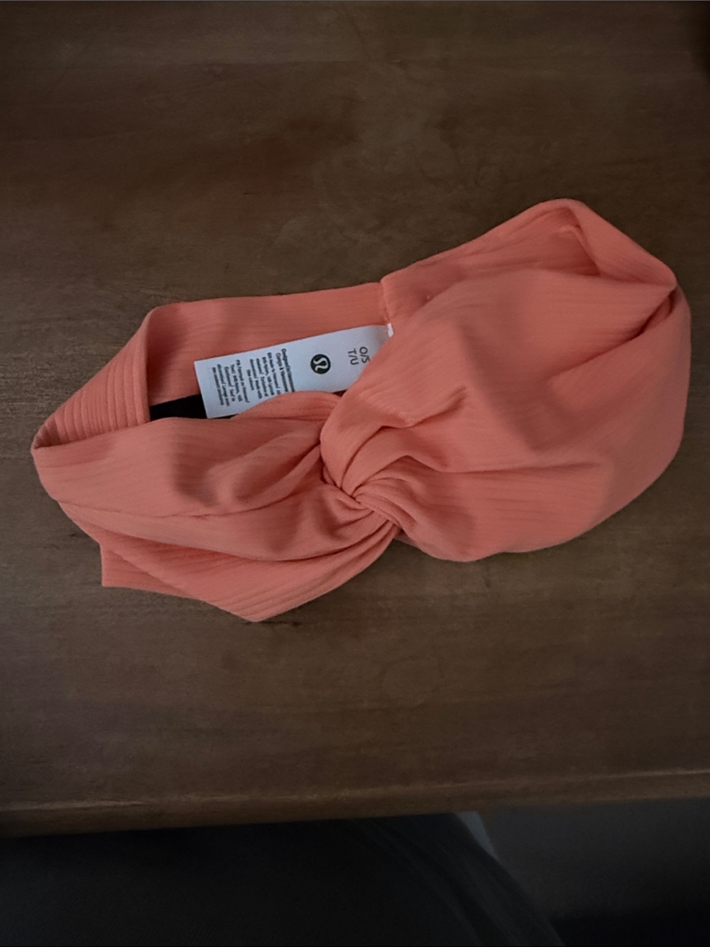 Lululemon Women's Twist Headband - Coral - Picture 4 of 5